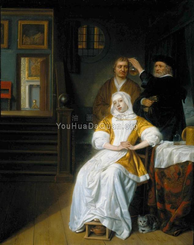 The anemic lady - 塞缪尔·凡·霍赫斯特拉滕